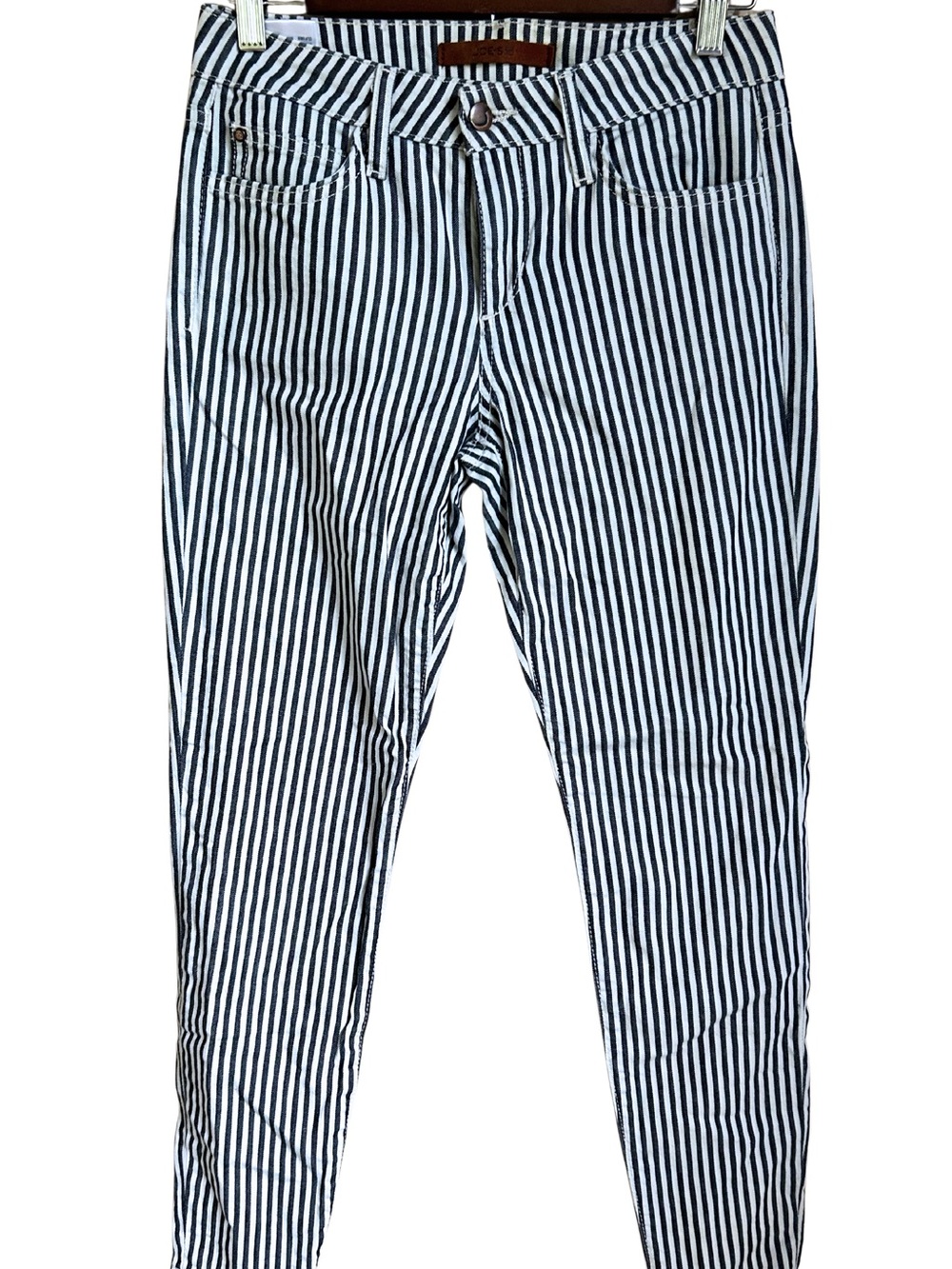 Joe’s Navy and White Striped Women’s Skinny Pants